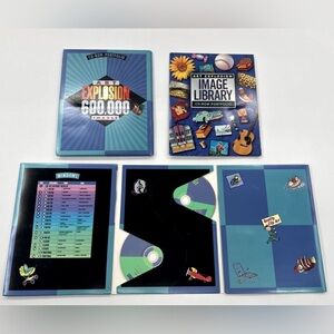 NOVA Art Explosion 600,000 Images Clip Art Software CD-Roms LOT for Windows